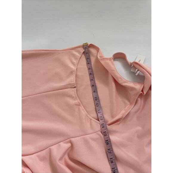 OC Order Plus PEACH Dress Sleeveless Ruffle‎ Wedding Barbie Womens XL - Picture 7 of 12